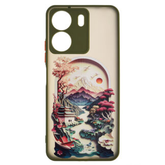 Xiaomi Redmi Note 13 Pro (4G) / Poco M6 Pro (4G) AsianVillage silikoonkaitse roheline