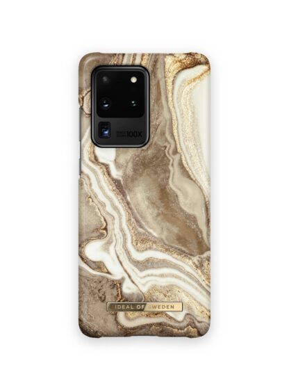 Samsung S20 Ultra / G988 Ideal Plastikatagus Golden Sand Marble