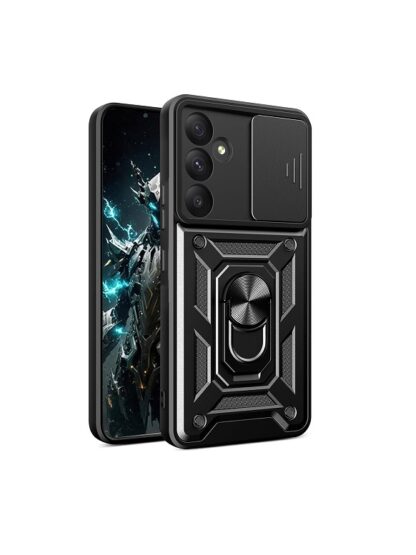 Samsung A16 (4G) / A16 (5G) Armor Slide kõvakorpus must