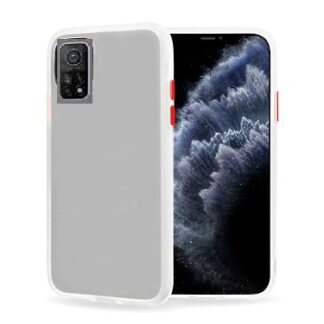 Xiaomi Mi 10T / Mi 10T Pro ColorButton silikoonkaitse valge
