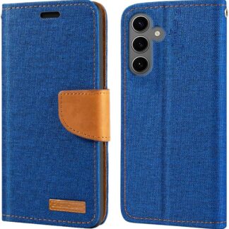 Samsung S25 (5G) / S931 Canvas kaitsekott sinine