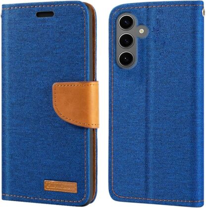 Samsung S25 (5G) / S931 Canvas kaitsekott sinine