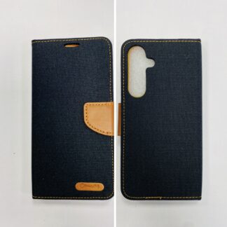 Samsung S24 (5G) / S921 Canvas kaitsekott must