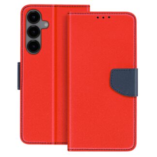 Samsung S24 (5G) / S921 Fancy kaitsekott punane