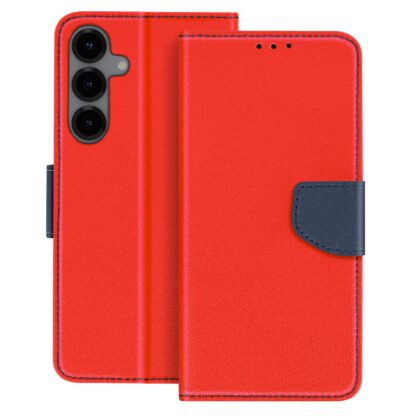 Samsung S24 (5G) / S921 Fancy kaitsekott punane