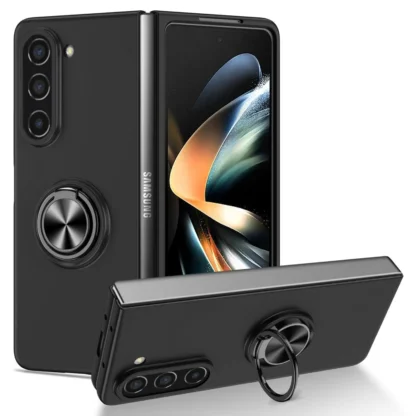 Samsung Z Fold 5 / F946 Magnet Ring plastikkaitse must