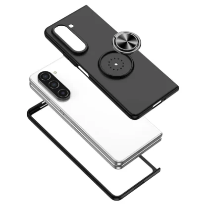 Samsung Z Fold 5 / F946 Magnet Ring plastikkaitse must - Image 3