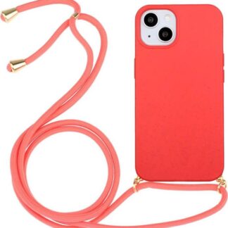 Apple Iphone 14 Plus Crossbody silikoonkaitse punane