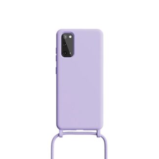 Samsung S20 FE (4G) / (5G) Crossbody silikoonkaitse lilla