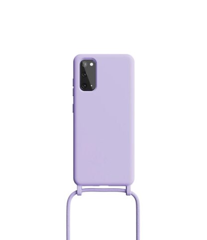 Samsung S20 FE (4G) / (5G) Crossbody silikoonkaitse lilla