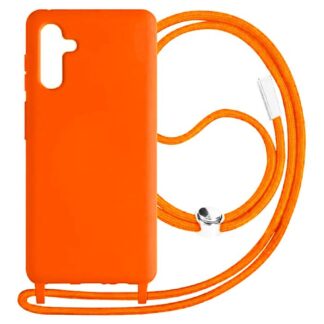 Samsung A54 (5G) / A546 Crossbody silikoonkaitse oranz