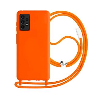 Samsung S20 FE (4G) / (5G) Crossbody silikoonkaitse oranz