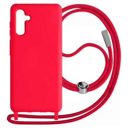 Samsung A54 (5G) / A546 Crossbody silikoonkaitse punane