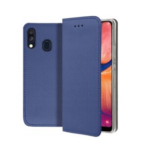 Samsung A40 / A405 Smart Magnet kaitsekott sinine