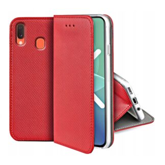 Samsung A40 / A405 Smart Magnet kaitsekott punane
