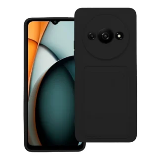 Xiaomi Redmi A3 Wallet silikoonkaitse must