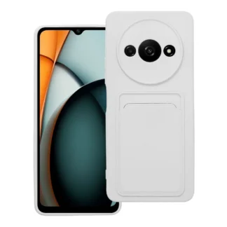 Xiaomi Redmi A3 Wallet silikoonkaitse valge