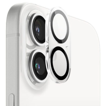 Apple Iphone 16 / 16 Plus kaamera kaitseklaas musta rõngaga