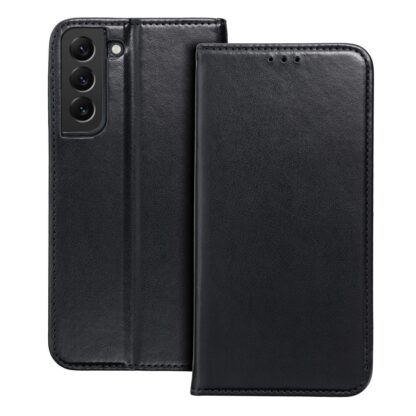 Samsung S25 Plus (5G) / S936 Leather Book kaitsekott must