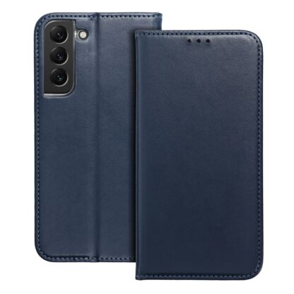Samsung S24 FE (5G) / S721 Leather Book kaitsekott sinine