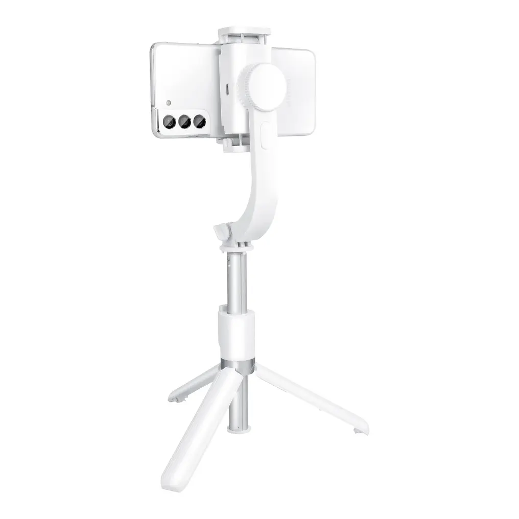 Gymball - Selfipulk L08 2in1 telefonihoidja valge