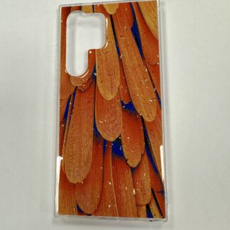 Samsung S24 Ultra / S928 GoldDust silikoonkaitse orange