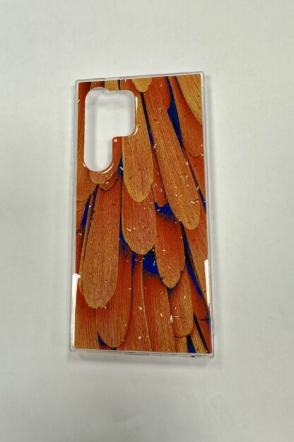 Samsung S24 Ultra / S928 GoldDust silikoonkaitse orange