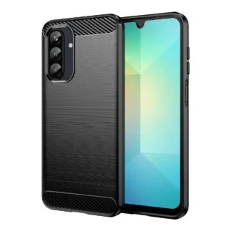 Samsung A16 (4G) / (5G) Carbon silikoonkaitse must