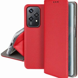 Honor 200 Lite (5G) Smart Magnet kaitsekott punane