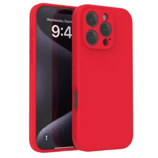 Apple Iphone 16 Pro Max Matt silikoonkaitse punane
