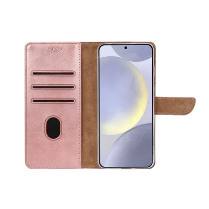 Samsung A36 (5G) / A366 Fancy Leather kaitsekott roosa - Image 3