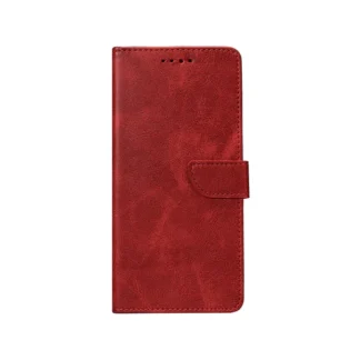 Samsung A36 (5G) / A366 Fancy Leather kaitsekott punane