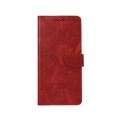 Samsung A36 (5G) / A366 Fancy Leather kaitsekott punane
