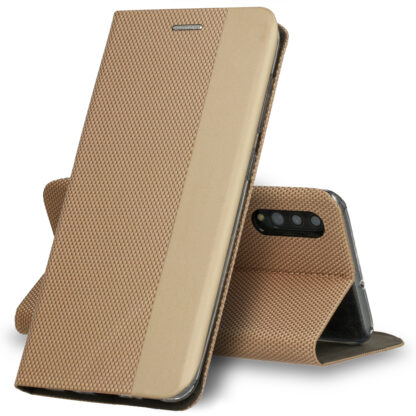 Samsung A55 (5G) / A556 Canvas Elegance kaitsekott kuldne - Image 2