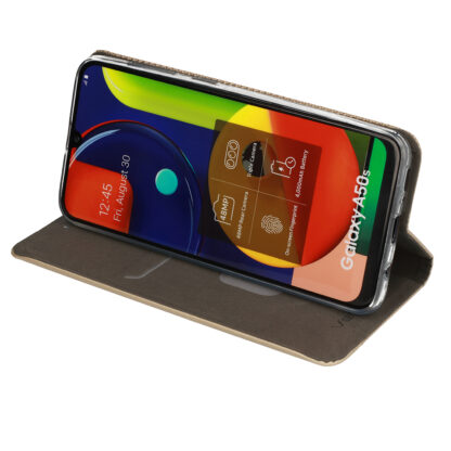Samsung A55 (5G) / A556 Canvas Elegance kaitsekott kuldne - Image 4