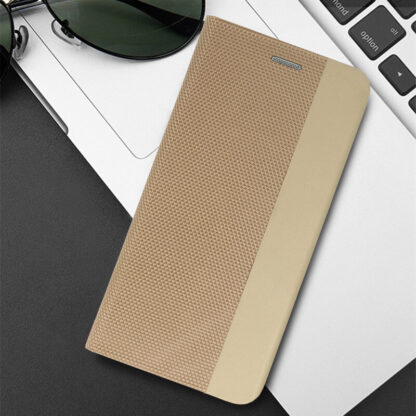 Samsung A55 (5G) / A556 Canvas Elegance kaitsekott kuldne - Image 5