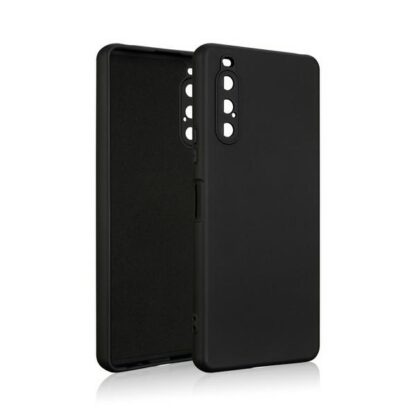 Sony Xperia 10 V matt silikoonkaitse must - Image 2