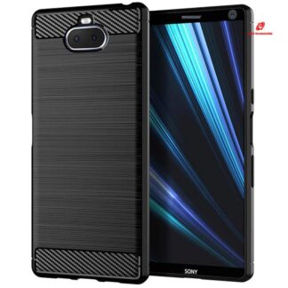 Sony Xperia 10 / Xperia XA3 Carbon silikoonkaitse must