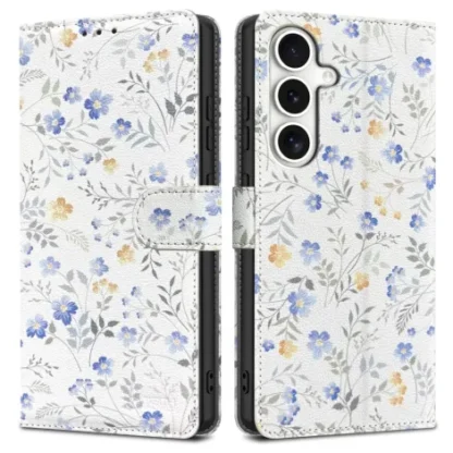 Samsung S25 (5G) / S931 SpringFlowers kaitsekott valge