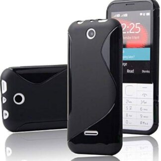 Nokia 225 silikoonkaitse must