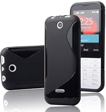 Nokia 225 silikoonkaitse must