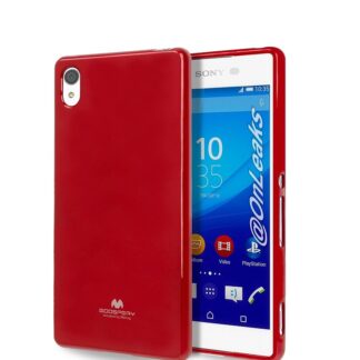 Sony Xperia L1 Mercury Jelly silikoonkaitse punane