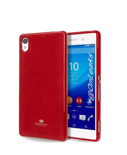 Sony Xperia L1 Mercury Jelly silikoonkaitse punane