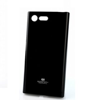 Sony Xperia X Compact Mercury Jelly silikoonkaitse must