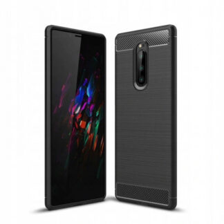 Sony Xperia 1 / Xperia XZ4 Carbon silikoonkaitse must