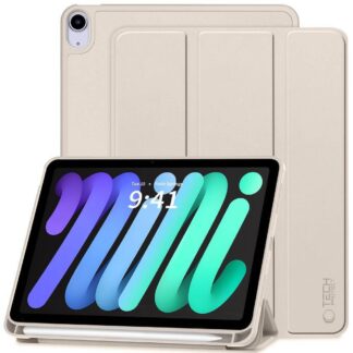 Apple Ipad Mini 6 (2021) / Ipad Mini 7 (2024) (8.3″) Tech-Protect SC-Pen kaitsekott Creamy