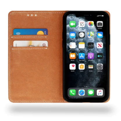 Xiaomi Mi 10T Lite (5G) / Redmi Note 9 Pro (5G) Genuine Leather kaitsekott pruun - Image 2