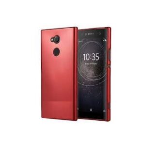 Sony Xperia XA2 Matt silikoonkaitse punane