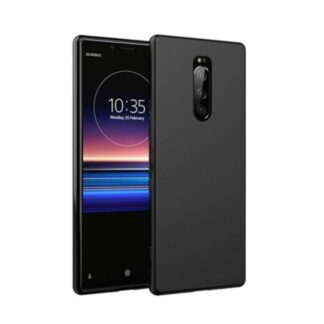 Sony Xperia 1 / Xperia XZ4 Matt silikoonkaitse must