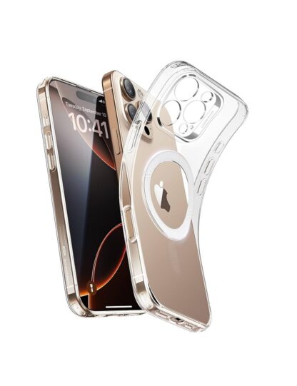 Apple Iphone 16 Pro CamProtect Magsafe silikoonkaitse läbipaistev